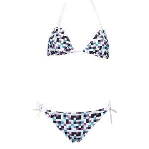 Rare New Lacoste Galaxy Retro 2 Piece Bikinis Size 6 ( 38 )